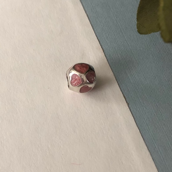 💕3/$85 “I Love You Hearts” PANDORA 925 Pink Charm - Picture 7 of 14